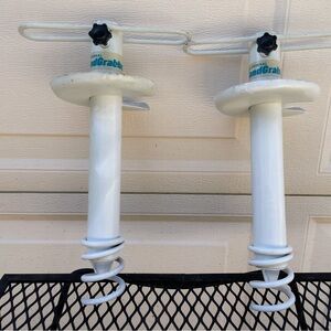 Set of 2-The Original Sandgrabber Sand Anchor. All metal. 13 inches long